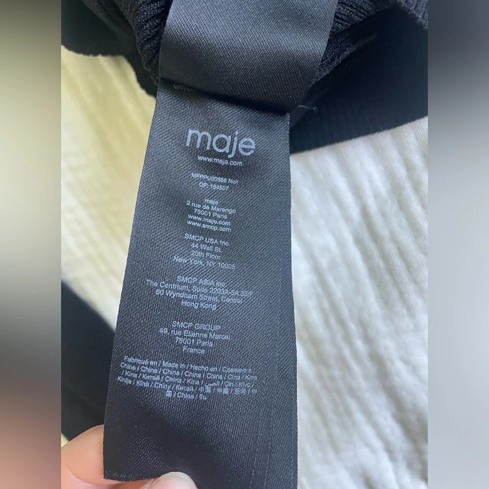 Maje cut out black sweater - Picture 6 of 7